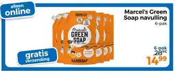 Trekpleister Marcel's Green Soap navulling aanbieding