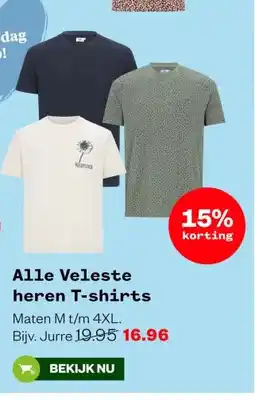 Welkoop Alle Veleste heren T-shirts aanbieding