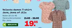 Welkoop Veleste dames T-shirt Jane, Jema of Jila aanbieding