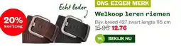 Welkoop Welkoop leren riemen aanbieding