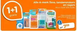 Trekpleister Alle A-merk floss, tandenstokers en ragers aanbieding