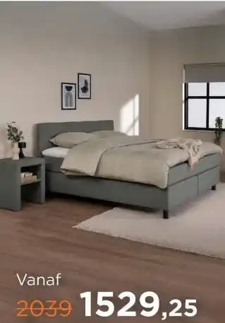 TotaalBED Boxspring Pisa vita aanbieding
