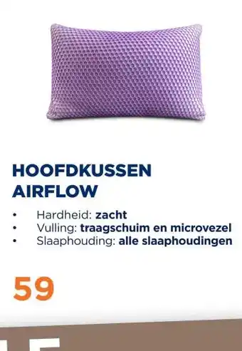 TotaalBED Hoofdkussen Airflow | traagschuim aanbieding