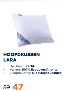 TotaalBED Hoofdkussen Lara ecodown/airolite aanbieding