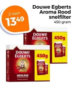 Trekpleister Douwe Egberts Aroma Rood snelfilter aanbieding