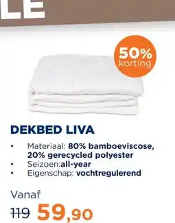 TotaalBED Dekbed Liva bamboe | all year aanbieding