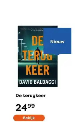 The Read Shop De terugkeer aanbieding