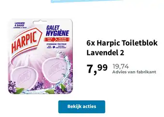 6x Harpic Toiletblok Lavendel 2