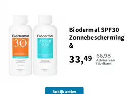 Plein.nl Biodermal SPF30 Zonnebescherming & aanbieding