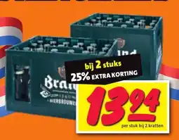Nettorama Brand krat bier aanbieding