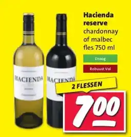 Nettorama Hacienda reserve aanbieding