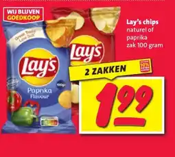 Nettorama Lay's chips aanbieding