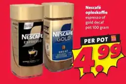 Nettorama Nescafé oploskoffie aanbieding