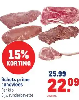 Makro Schots prime rundvlees aanbieding