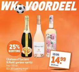 Makro Chateau d'Esclans & Moët garden spritz aanbieding