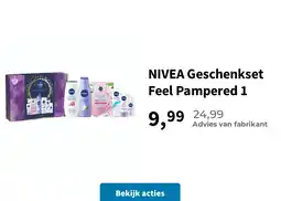 Plein.nl NIVEA Geschenkset Feel Pampered 1 aanbieding