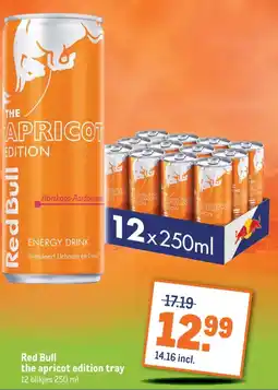 Makro Red Bull the apricot edition tray aanbieding