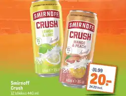 Makro Smirnoff Crush aanbieding