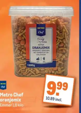 Makro Metro Chef oranjemix aanbieding