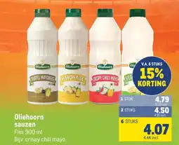 Makro Oliehoorn sauzen aanbieding