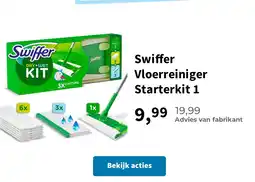 Plein.nl Swiffer Vloerreiniger Starterkit 1 aanbieding