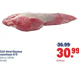 Makro Zuid-Amerikaanse ossenhaas 4/5 aanbieding