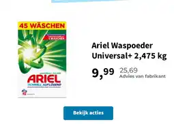 Plein.nl Ariel Waspoeder Universal+ 2,475 kg aanbieding