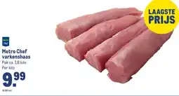 Makro Metro Chef varkenshaas aanbieding