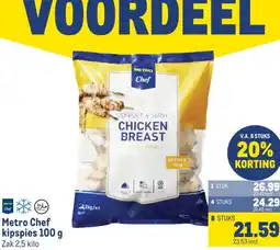 Makro Metro Chef kipspies 100 g aanbieding