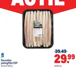 Makro Gerookte palingfilet ESF aanbieding