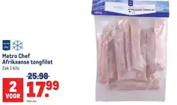 Makro Metro Chef Afrikaanse tongfilet aanbieding