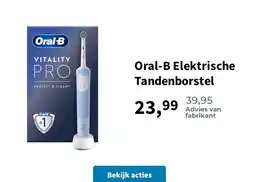 Plein.nl Oral-B Elektrische Tandenborstel aanbieding