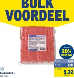 Makro Surimisticks aanbieding