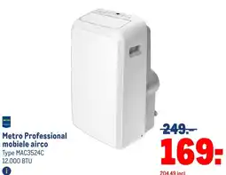 Makro Metro Professional mobiele airco aanbieding