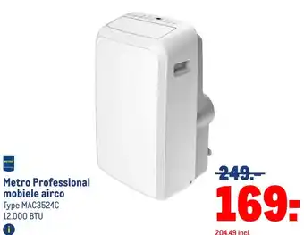 Metro Professional mobiele airco