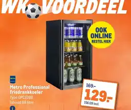 Makro Metro Professional frisdrankkoeler aanbieding