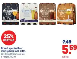 Makro Brand speciaalbier multipacks incl. 0.0% aanbieding