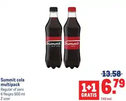 Makro Summit cola multipack aanbieding