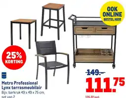 Makro Metro Professional Lynx terrasmeubilair aanbieding
