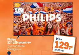 Makro Philips 32 LED smart-tv aanbieding