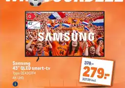 Makro Samsung 43 QLED smart-tv aanbieding