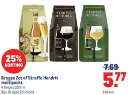Makro Brugse Zot of Straffe Hendrik multipacks aanbieding