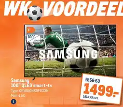 Makro Samsung 100 QLED smart-tv aanbieding