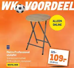 Makro Metro Professional statafel aanbieding