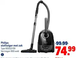 Makro Philips stofzuiger met zak aanbieding