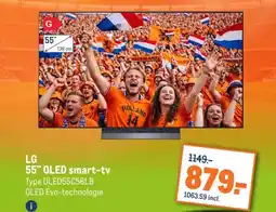 Makro LG 55 OLED smart-tv aanbieding