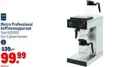 Makro Metro Professional koffiezetapparaat aanbieding