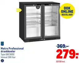 Makro Metro Professional drankkoeler aanbieding