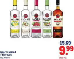 Makro Bacardi spiced of flavours aanbieding
