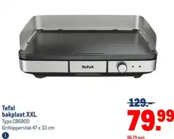 Makro Tefal bakplaat XXL aanbieding
